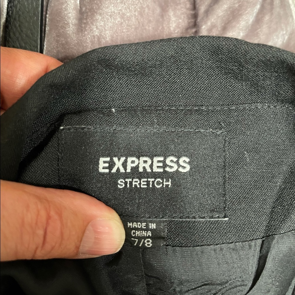 Express Lightweight Black Fitted Jacket - image 3